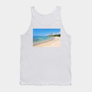 Sunny beach near Mirissa, Sri Lanka Tank Top